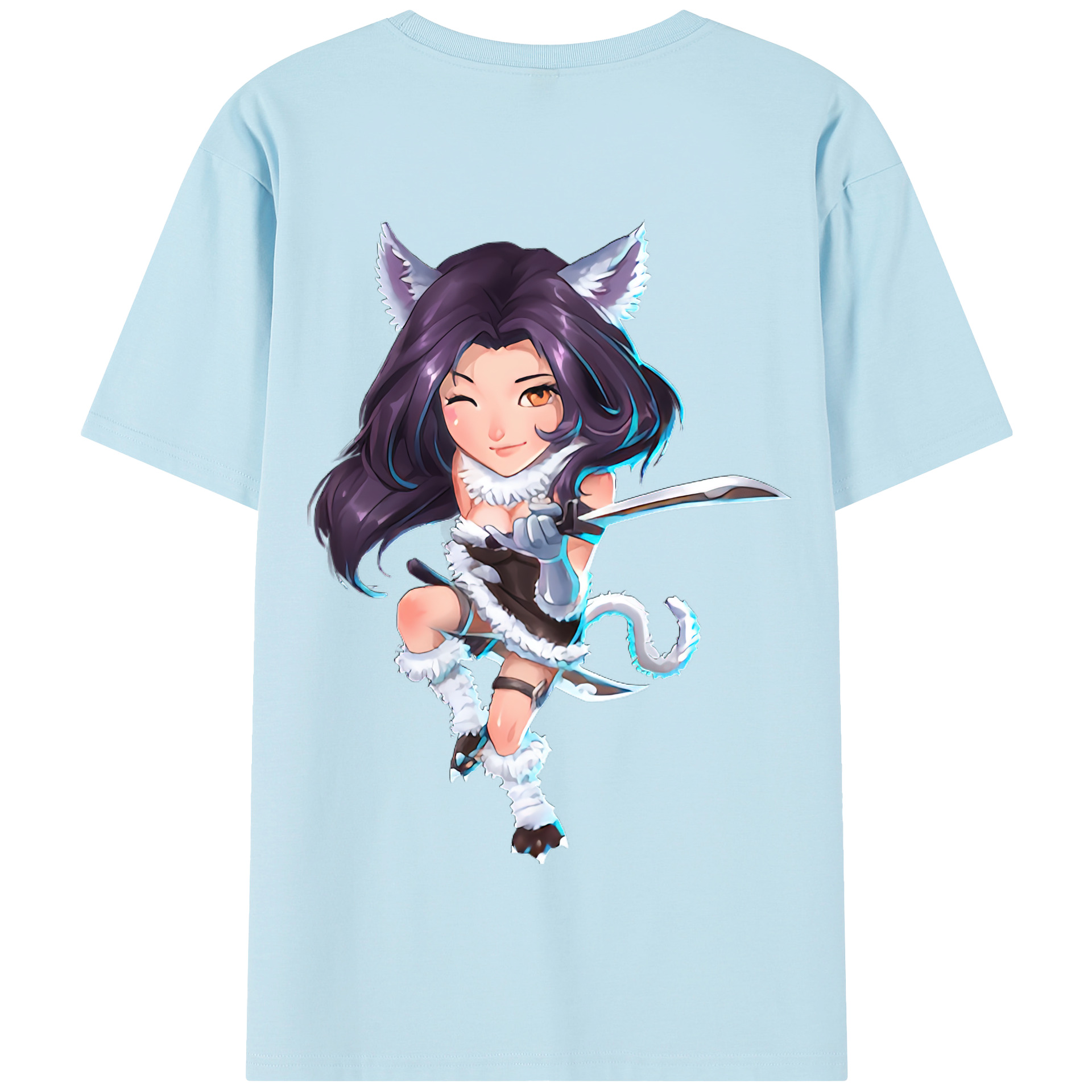 リーグ・オブ・レジェンド League of Legends LOL 綿100％半袖Tシャツ（背面プリント）